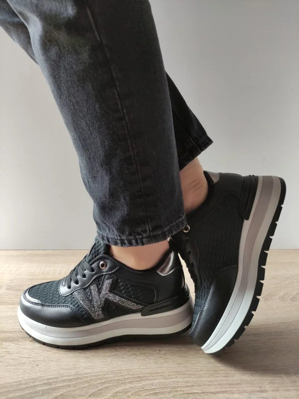 PANTOFI CASUAL DAMA JOMIX ND10510-1 NEGRI - imagine 2