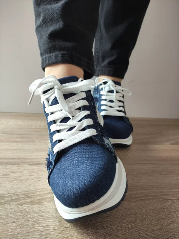PANTOFI CASUAL DAMA JOMIX WSC250517-3 JEANS NAVY - imagine 4