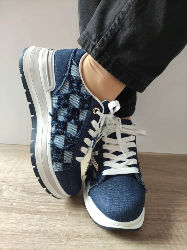 PANTOFI CASUAL DAMA JOMIX WSC250517-3 JEANS NAVY - imagine 5