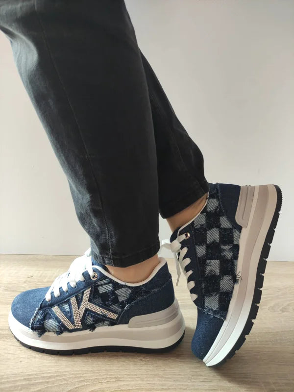 PANTOFI CASUAL DAMA JOMIX WSC250517-3 JEANS NAVY - imagine 3