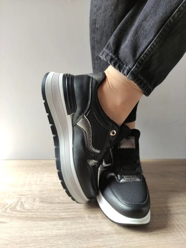 PANTOFI CASUAL DAMA JOMIX WSC250521-1 NEGRE - imagine 5