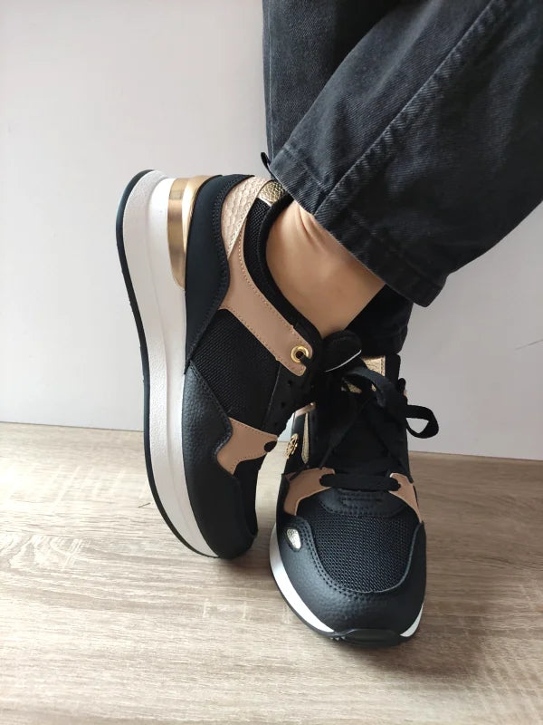 PANTOFI CASUAL DAMA JOMIX WSC250721-1 NEGRI CU MARO - imagine 3