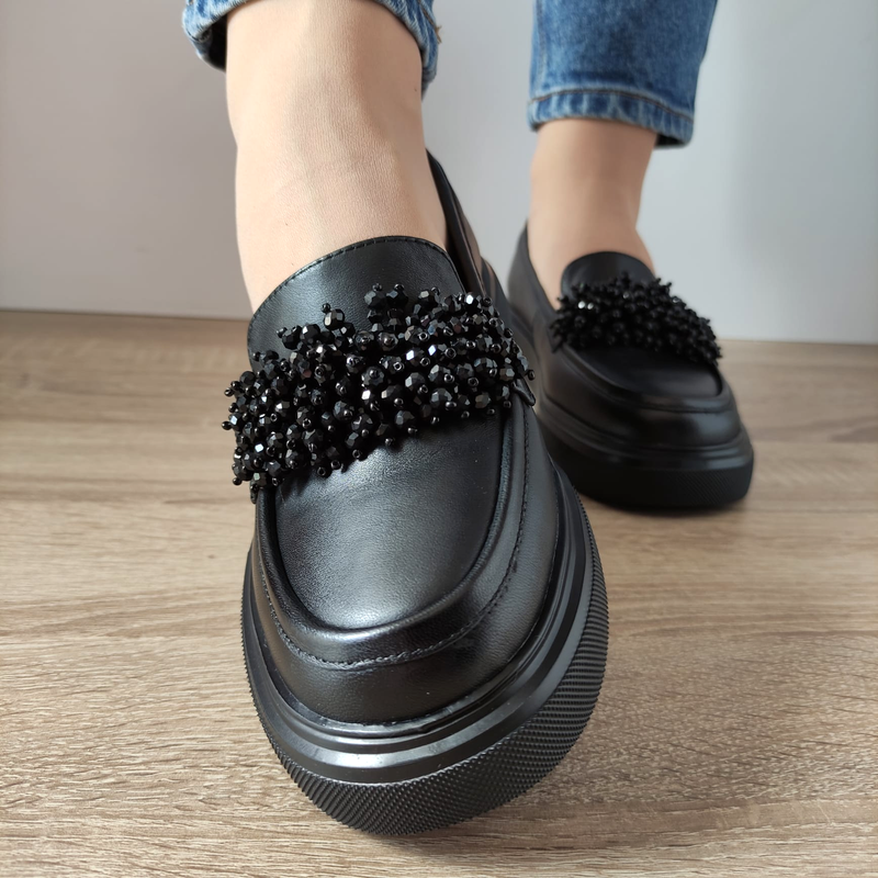 PANTOFI CASUAL DAMA JOSE SIMON K189-372 NEGRI - imagine 4