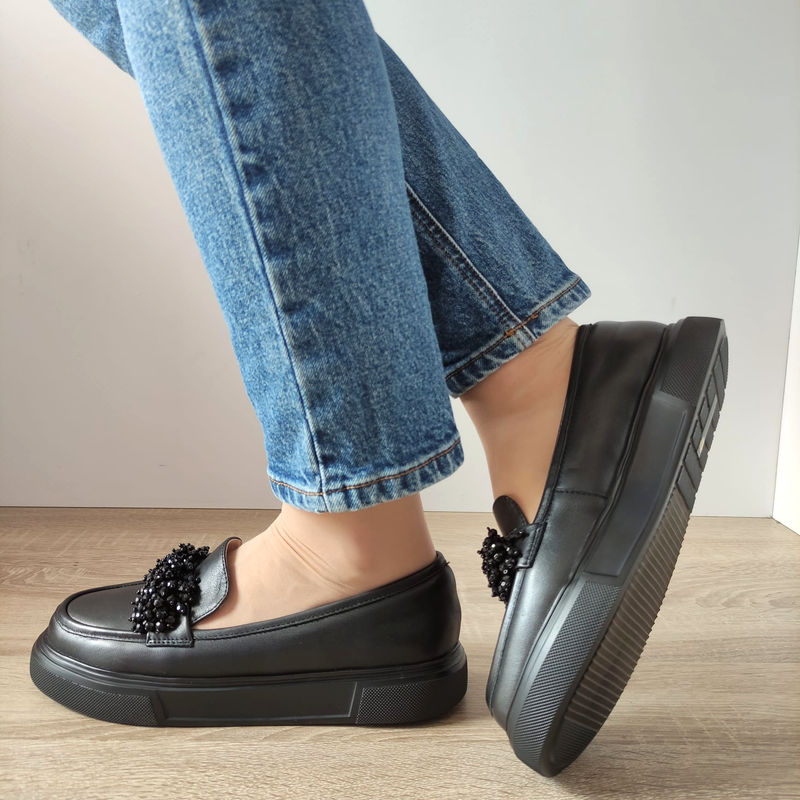 PANTOFI CASUAL DAMA JOSE SIMON K189-372 NEGRI - imagine 5
