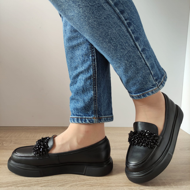 PANTOFI CASUAL DAMA JOSE SIMON K189-372 NEGRI - imagine 2