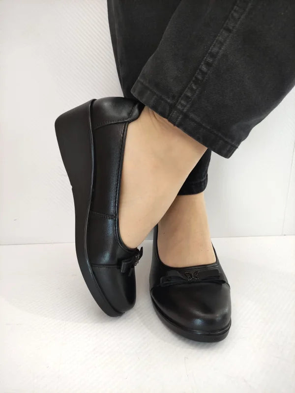 PANTOFI CASUAL DAMA KARISMA 60018A 01-N NEGRI - imagine 3