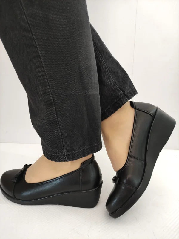 PANTOFI CASUAL DAMA KARISMA 60018A 01-N NEGRI - imagine 2