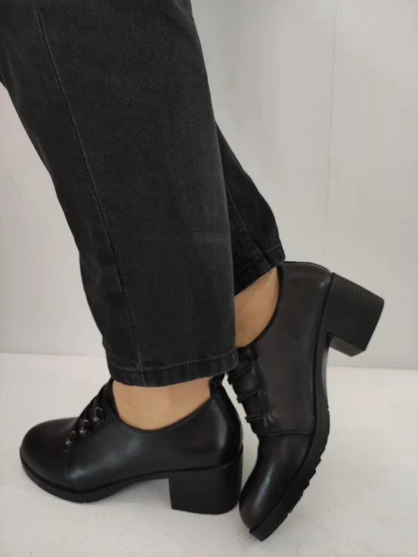 PANTOFI CASUAL DAMA KARISMA 60021A 01-N NEGRI - imagine 2