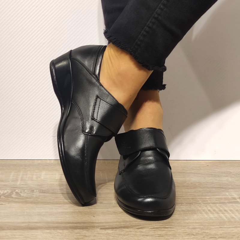 PANTOFI CASUAL DAMA NICOLIS 10153 NEGRI - imagine 4