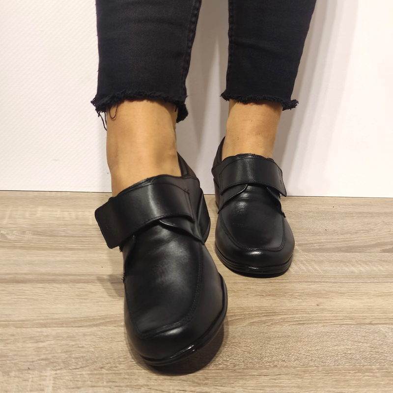 PANTOFI CASUAL DAMA NICOLIS 10153 NEGRI - imagine 5