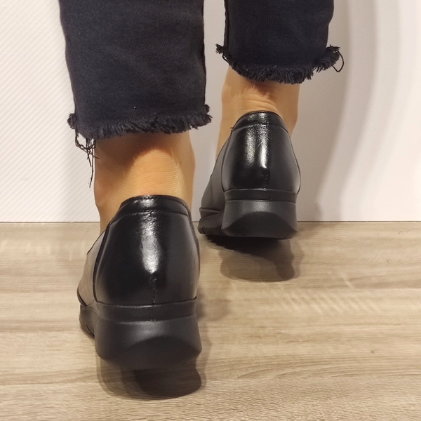 PANTOFI CASUAL DAMA NICOLIS 125101 NEGRI - imagine 3