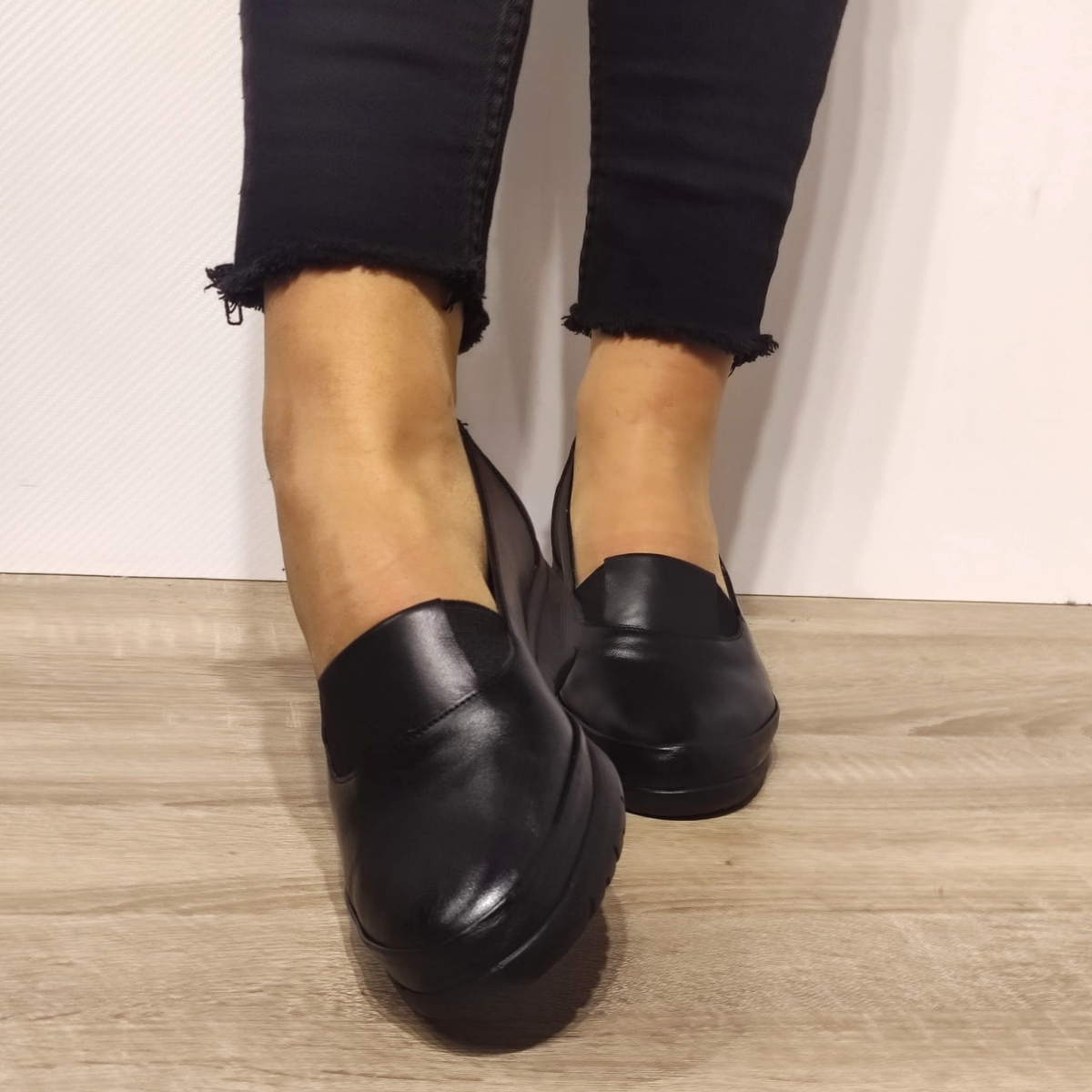 PANTOFI CASUAL DAMA NICOLIS 125101 NEGRI - imagine 5