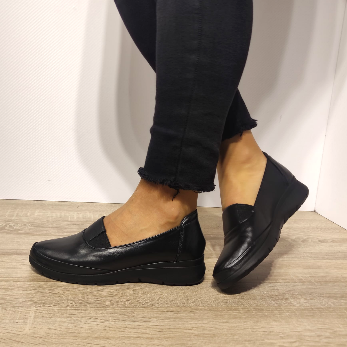 PANTOFI CASUAL DAMA NICOLIS 125101 NEGRI - imagine 6