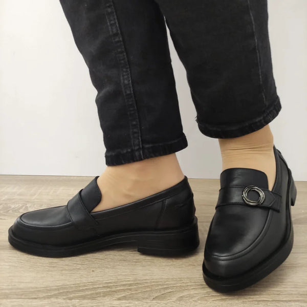 PANTOFI CASUAL DAMA NICOLIS 127702 NEGRI - imagine 5