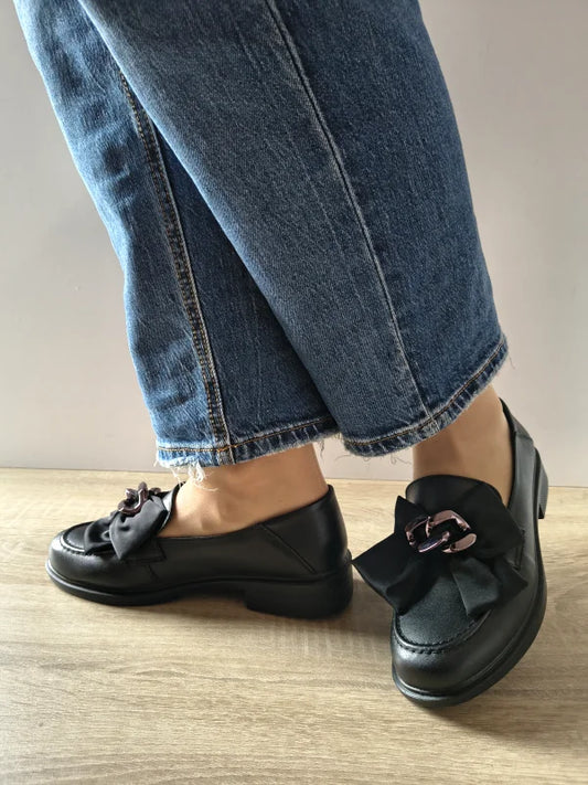 PANTOFI CASUAL DAMA PASS 450040A 01-N NEGRI