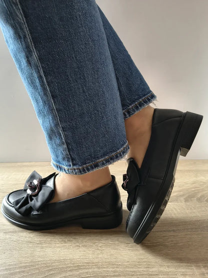 PANTOFI CASUAL DAMA PASS 450040A 01-N NEGRI