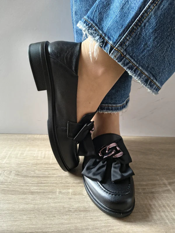 PANTOFI CASUAL DAMA PASS 450040A 01-N NEGRI