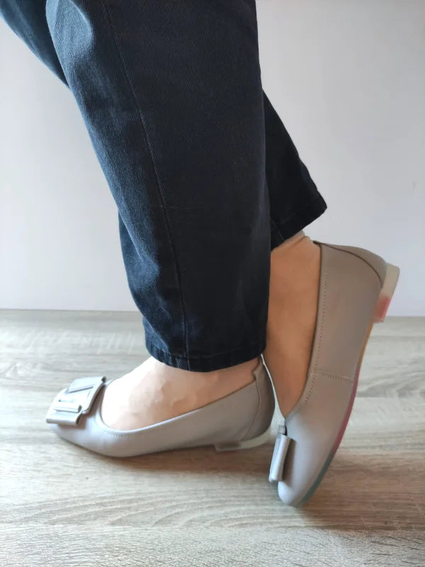 PANTOFI CASUAL DAMA PASS 460014C 14-N GRI - imagine 4