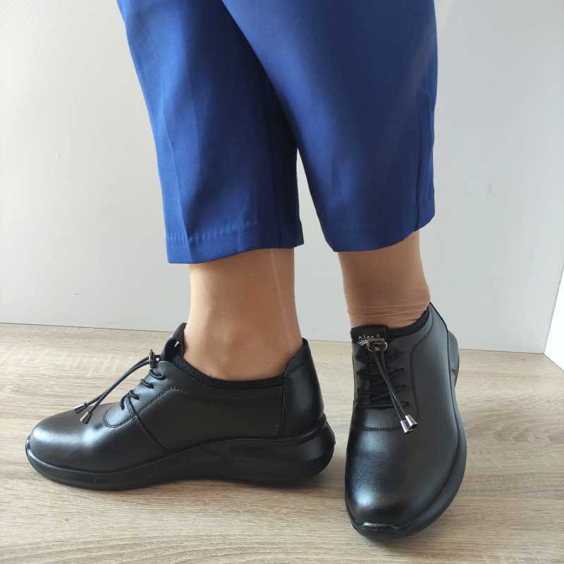 PANTOFI CASUAL DAMA PASS 530001 01-N NEGRI