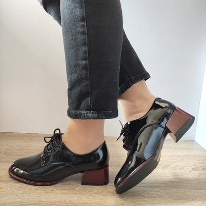 PANTOFI CASUAL DAMA PASS 550020A 01-L NEGRI LAC