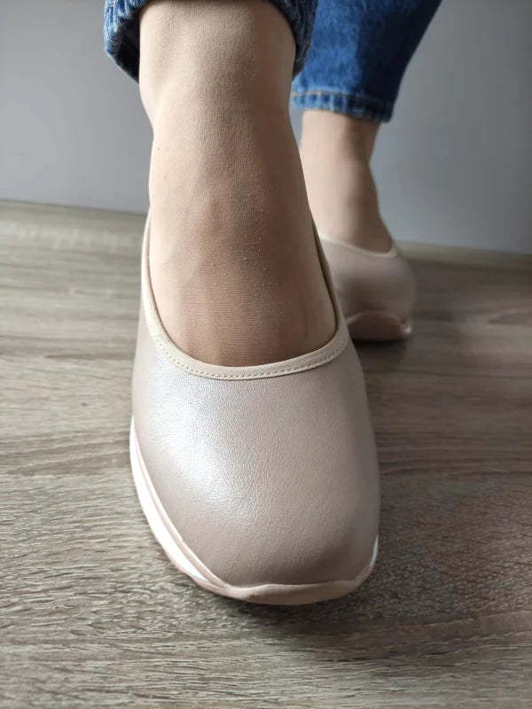 PANTOFI CASUAL DAMA PASS 860007C 03-N BEJ APRICOT - imagine 5