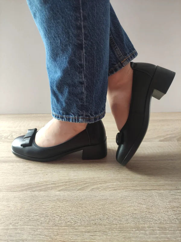 PANTOFI CASUAL DAMA PASS 970015A 01-N NEGRI - imagine 2