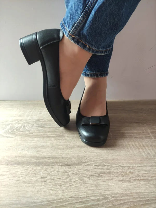 PANTOFI CASUAL DAMA PASS 970015A 01-N NEGRI - imagine 3
