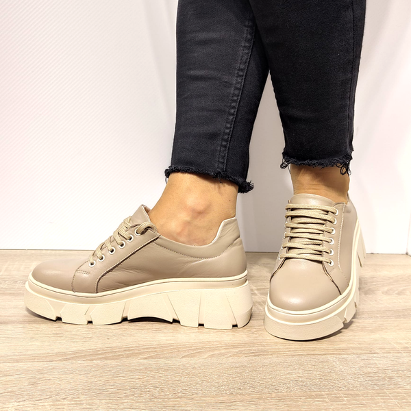 PANTOFI CASUAL DAMA PERLLA 1649-8 BEJ - imagine 3