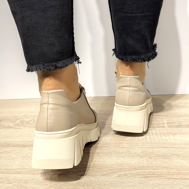 PANTOFI CASUAL DAMA PERLLA 1649-8 BEJ - imagine 4