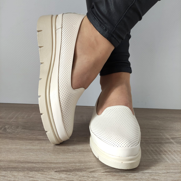 PANTOFI CASUAL DAMA PERLLA 1721-6 BEJ - imagine 4