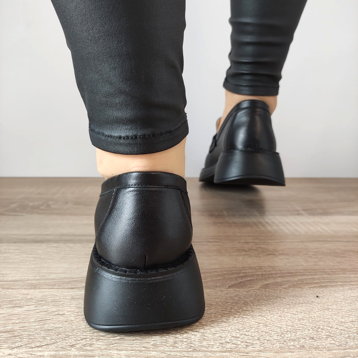 PANTOFI CASUAL DAMA PERLLA 3116-1 NEGRI LAC - imagine 5