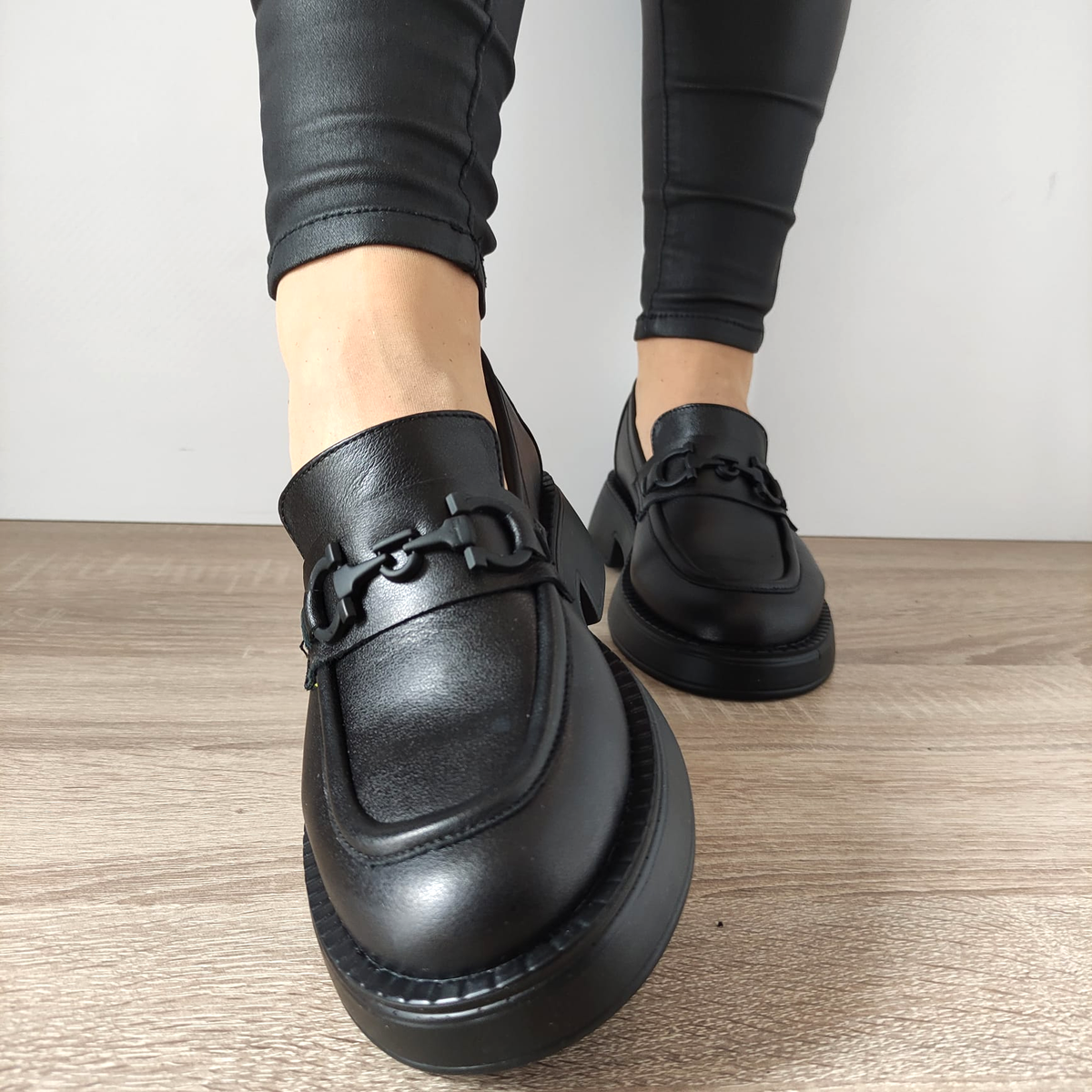 PANTOFI CASUAL DAMA PERLLA 3116-1 NEGRI LAC - imagine 7