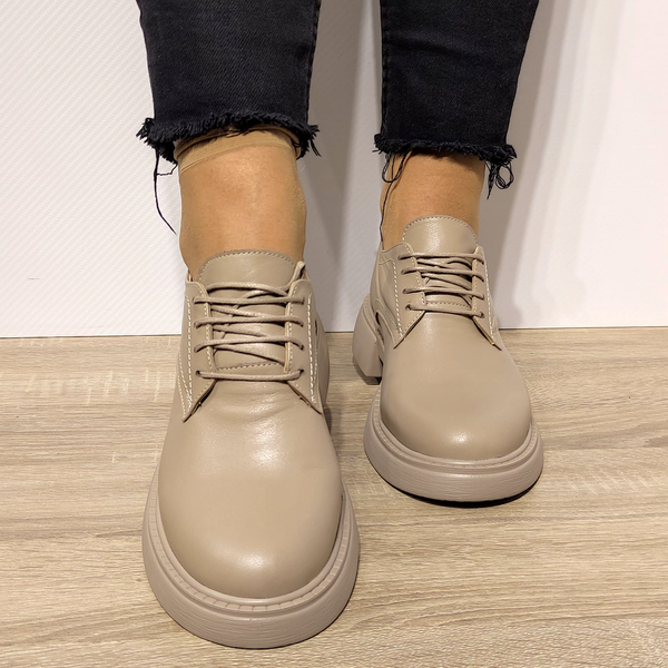 PANTOFI CASUAL DAMA PERLLA 3136-1 BEJ - imagine 4