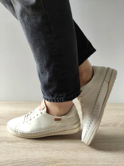 PANTOFI CASUAL DAMA PIKOLINOS W8B-6531 CREM NATA