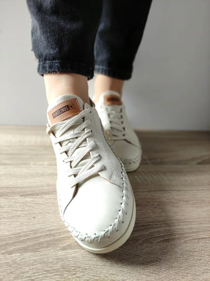 PANTOFI CASUAL DAMA PIKOLINOS W8B-6531 CREM NATA