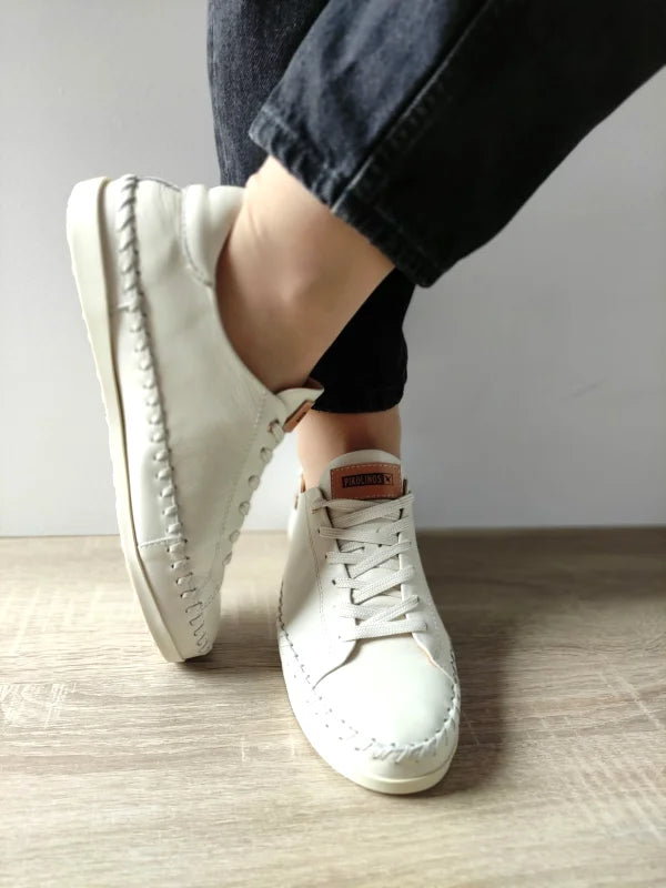 PANTOFI CASUAL DAMA PIKOLINOS W8B-6531 CREM NATA