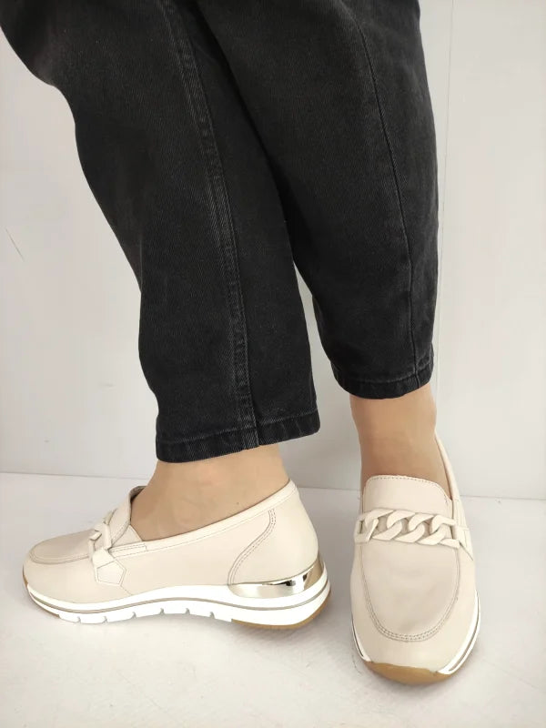 PANTOFI CASUAL DAMA REMONTE R6711-60 BEJ - imagine 5
