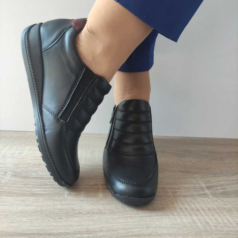 PANTOFI CASUAL DAMA RIEKER 44268-00 NEGRI - imagine 5