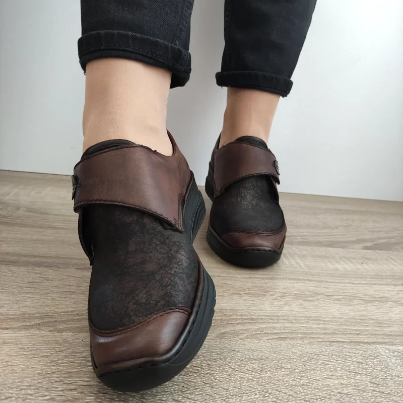 PANTOFI CASUAL DAMA RIEKER 487C0-25 MARO - imagine 3