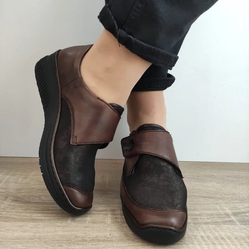 PANTOFI CASUAL DAMA RIEKER 487C0-25 MARO - imagine 4