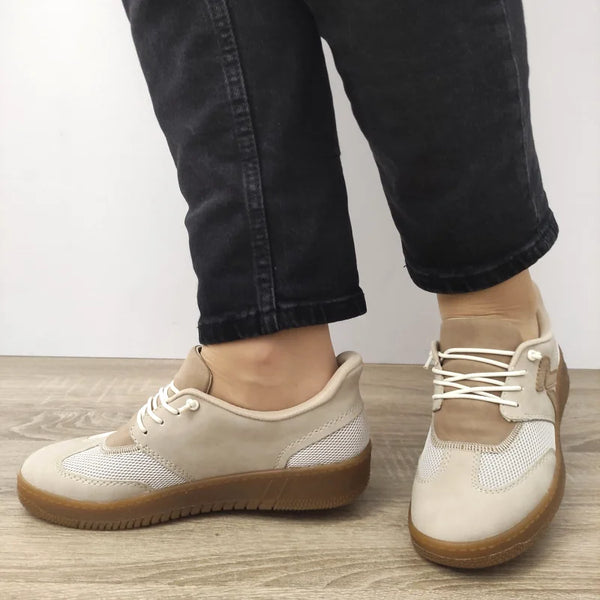 PANTOFI CASUAL DAMA RIEKER M5551-62 BEJ - imagine 5