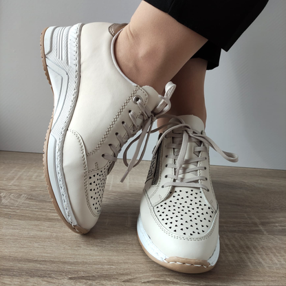 PANTOFI CASUAL DAMA RIEKER N4344-60 BEJ