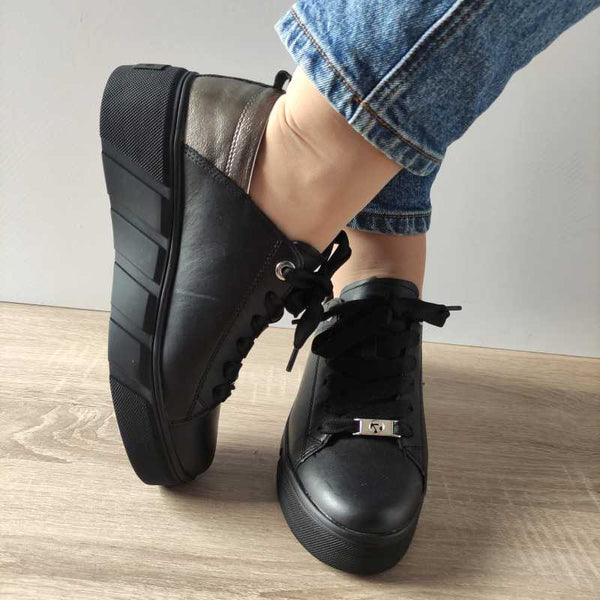 PANTOFI CASUAL DAMA RIEKER W0502-03 NEGRI - imagine 5