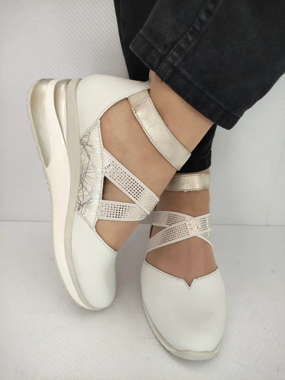 PANTOFI CASUAL DAMA RMEONTE D2411-81 BEJ