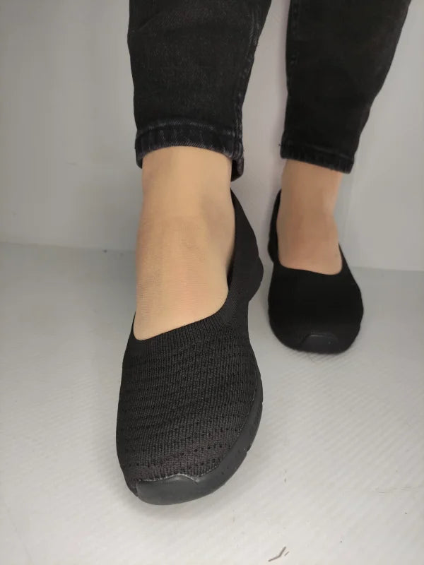 PANTOFI CASUAL DAMA SKECHERS 100360 BBK - imagine 4