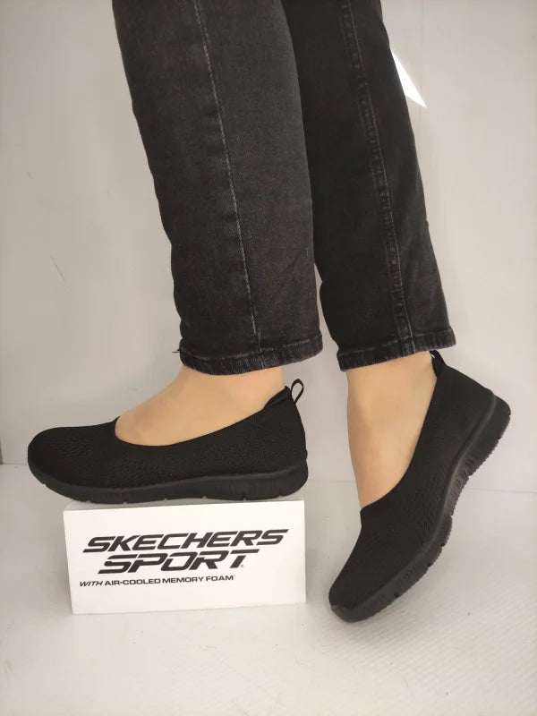 PANTOFI CASUAL DAMA SKECHERS 100625 BBK - imagine 2