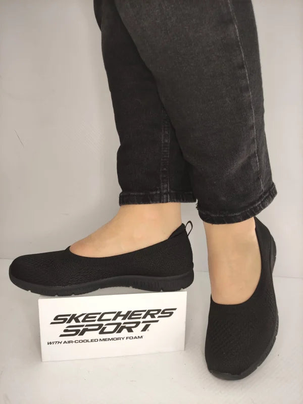 PANTOFI CASUAL DAMA SKECHERS 100625 BBK - imagine 4