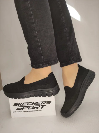 PANTOFI CASUAL DAMA SKECHERS 100697 BBK
