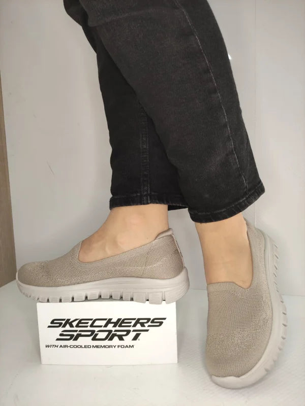 PANTOFI CASUAL DAMA SKECHERS 100697 TPE - imagine 5