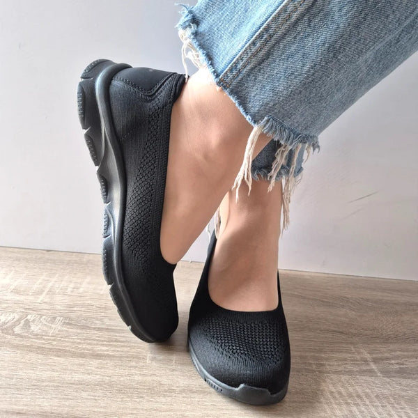 PANTOFI CASUAL DAMA SKECHERS 100729 BBK - imagine 4